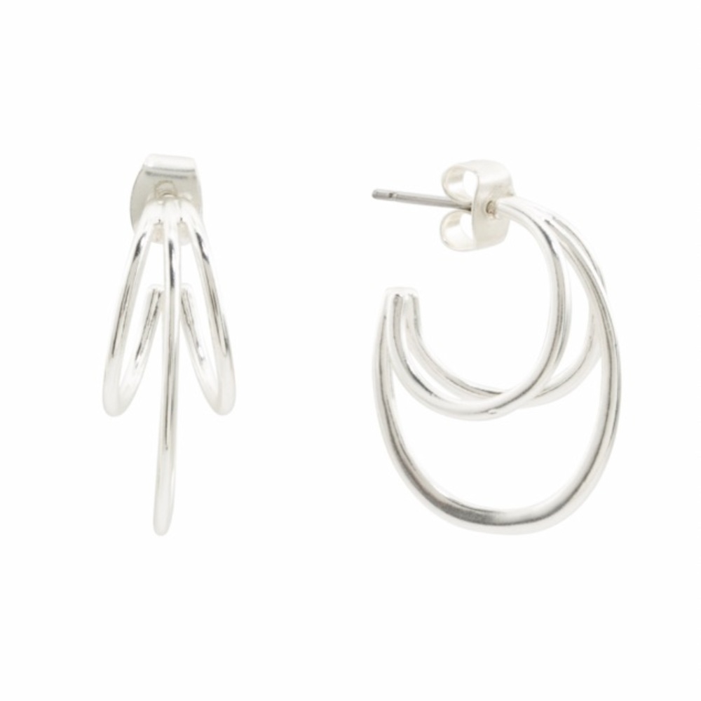 Lucky brand triple hoop earrings